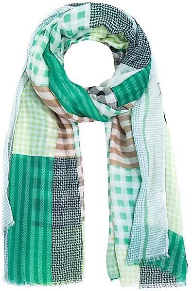 Faera Modeschal, Damen Schal gemischte Karos günstig online kaufen