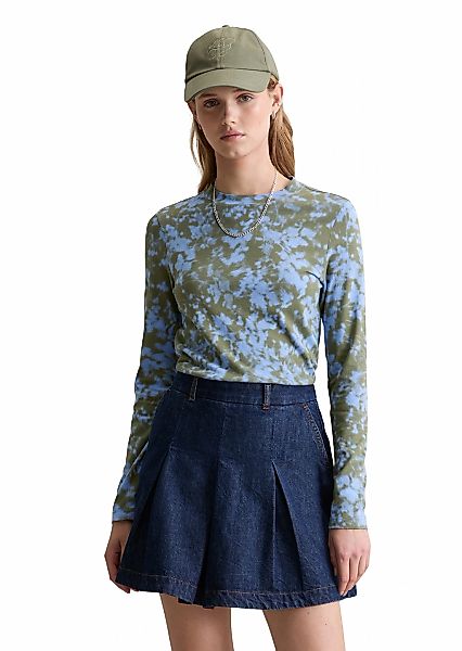 Marc OPolo DENIM Langarmshirt "aus Print-Jersey" günstig online kaufen