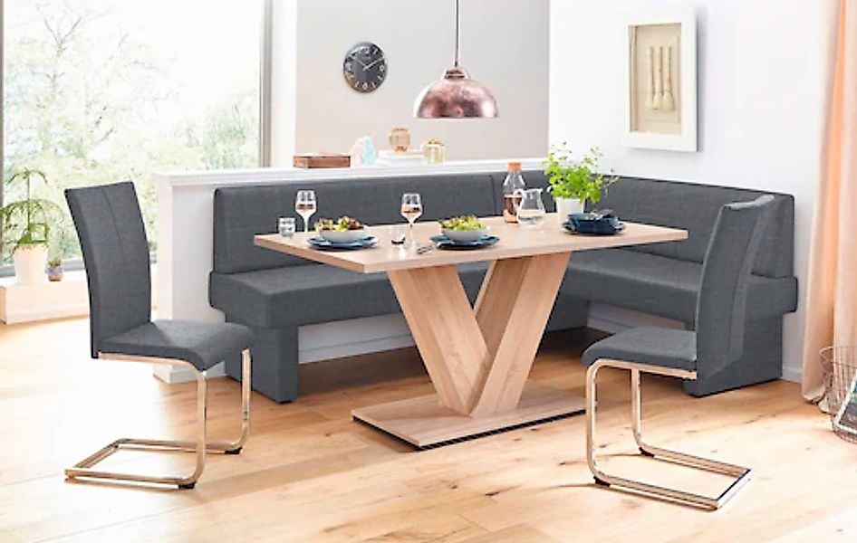 Home affaire Eckbank "Nils" Sitz und Rücken gepolstert, verschiedene Qualit günstig online kaufen