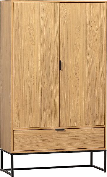 WOOOD Hochkommode "Silas" 2-türiger Schrank, eine Schublade günstig online kaufen