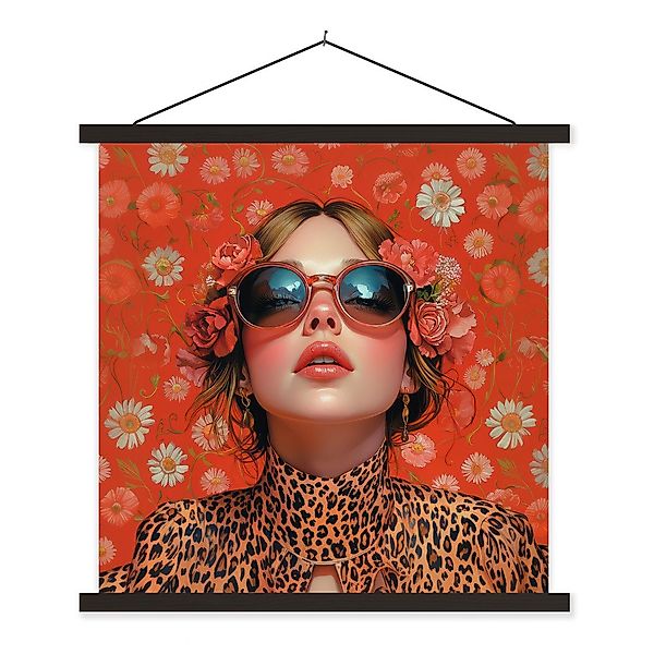 MuchoWow Poster Frau - Bunt - günstig online kaufen