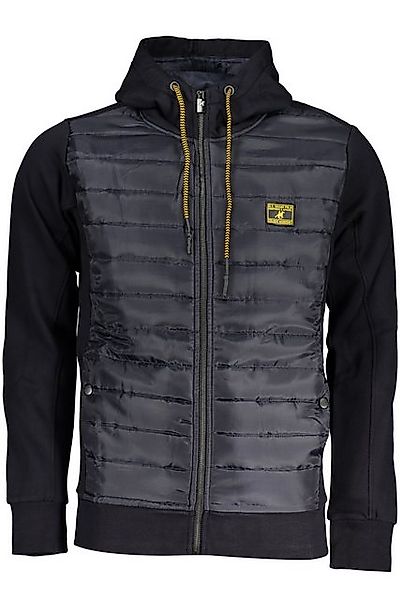 U.S. GRAND POLO Outdoorjacke Blaue Herren-Sportjacke mit Kapuze und kontras günstig online kaufen