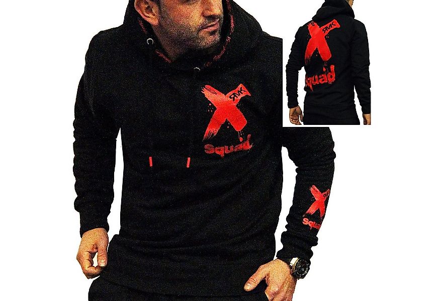 RMK Hoodie Herren Pullover mit Kapuze Pulli Kapuzenpullover Langarm X mit B günstig online kaufen