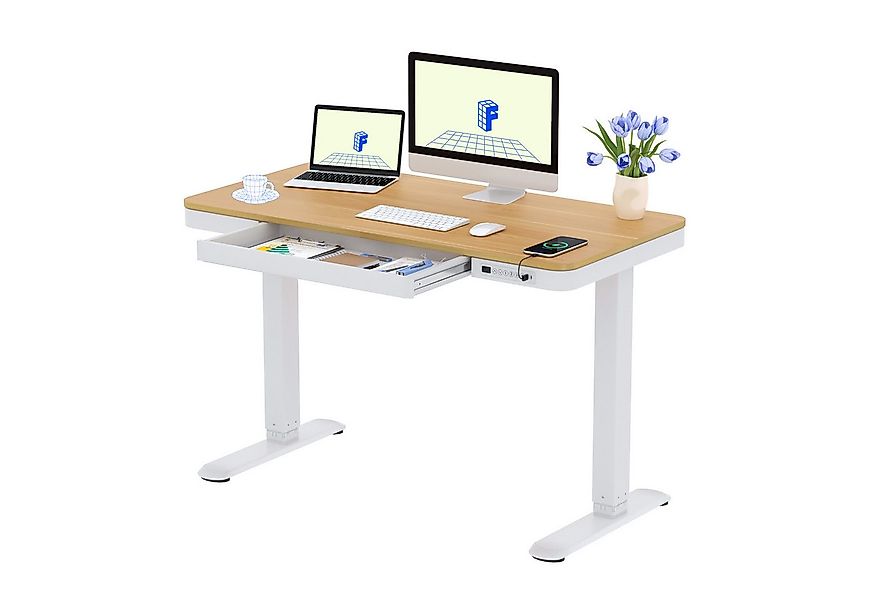 FLEXISPOT Schreibtisch Höhenverstellbarer Schreibtisch MIT Schubladen (mit günstig online kaufen