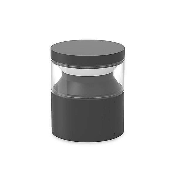 Ideal Lux LED-Sockelleuchte Boeing, schwarz, Höhe 15 cm günstig online kaufen