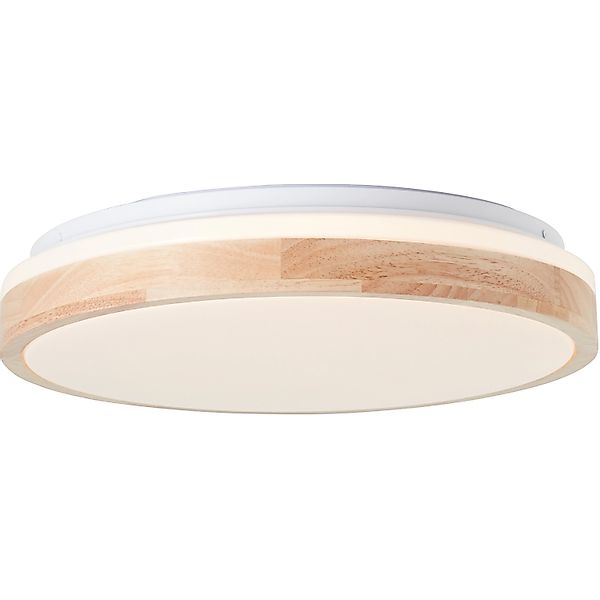 Brilliant LED Deckenleuchte »Brodsky«, 2500 lm, Ø 39 cm, Metall/Holz, holz günstig online kaufen
