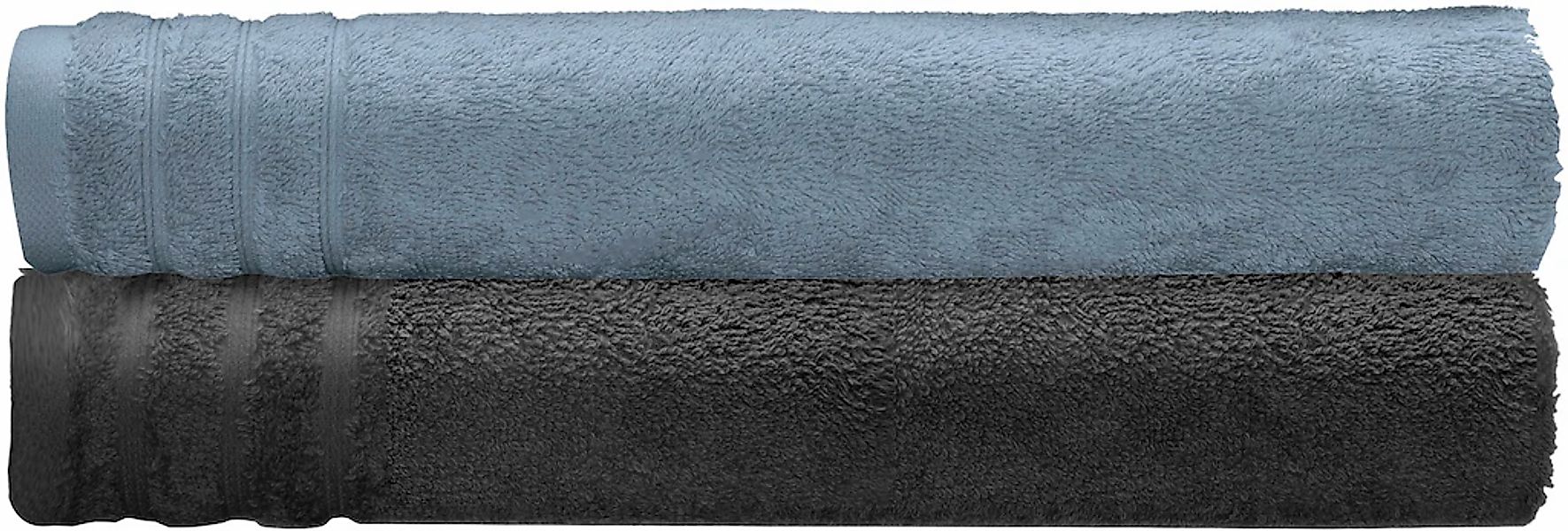 Kleine Wolke Duschtücher "Royal, 2 Stück oder 4 Stück (70/140 cm)" Uni Farb günstig online kaufen