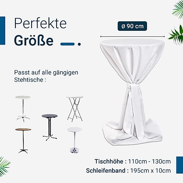 TexDeko Stehtischhusse Premium für Bistrotisch mit günstig online kaufen