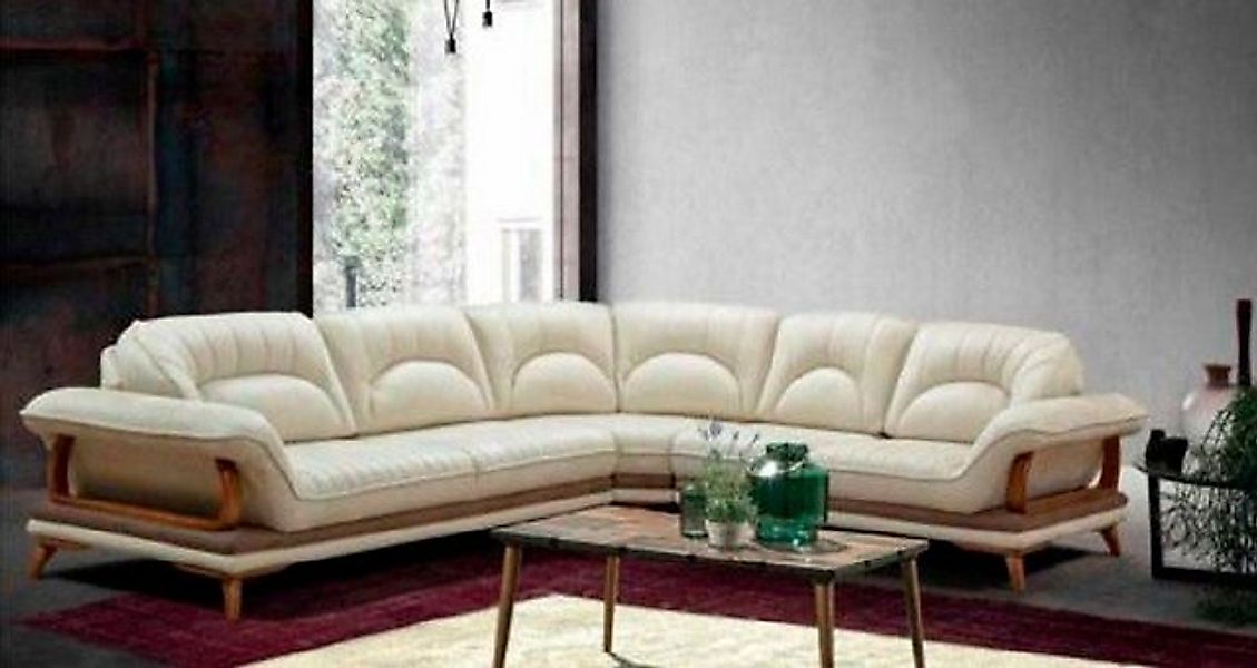JVmoebel Ecksofa Weißes Ecksofa Moderne L-Form Couch stilvolles Design Neu, günstig online kaufen