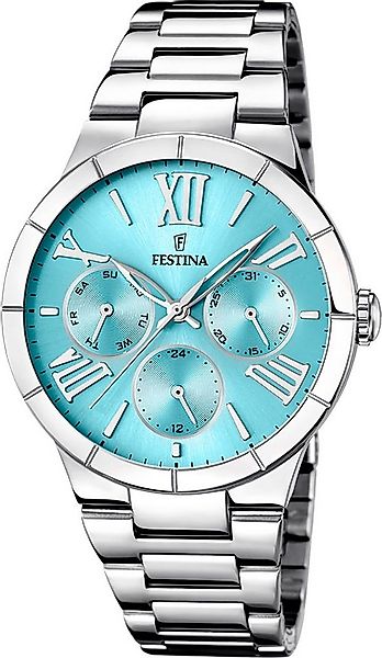 Festina Multifunktionsuhr Festina Damenuhr Edelstahl silber, (Multifunktion günstig online kaufen
