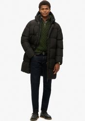 Superdry Steppjacke "HOODED SPORTS PUFFER MID JKT" mit Kapuze günstig online kaufen