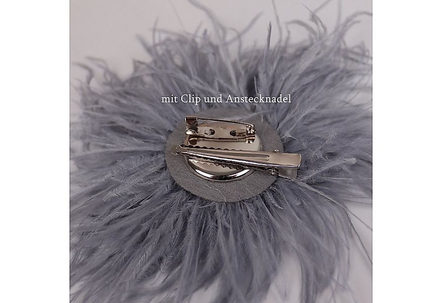 MIRROSI Brosche Edler Federbrosche, Feder-Anstecker im Boho-Vintage Stil, A günstig online kaufen