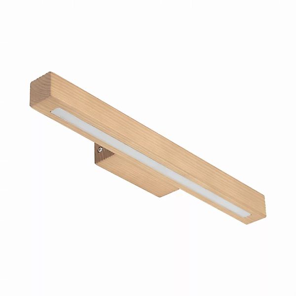 LED-Holzwandleuchte Teo, kiefer, 46 cm, 3000 K günstig online kaufen