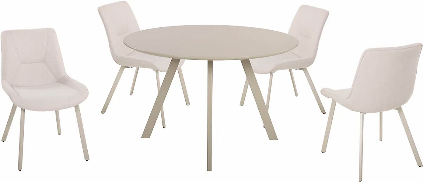 Duo Collection Essgruppe "Pina und Mila", (Set, 5 tlg.), Ø 120 cm, massives günstig online kaufen