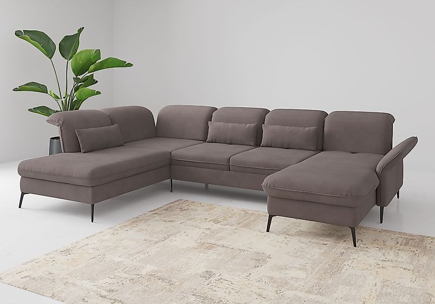 sit&more Wohnlandschaft "Emely", mit Sitztiefenverstellung optional mit Bet günstig online kaufen