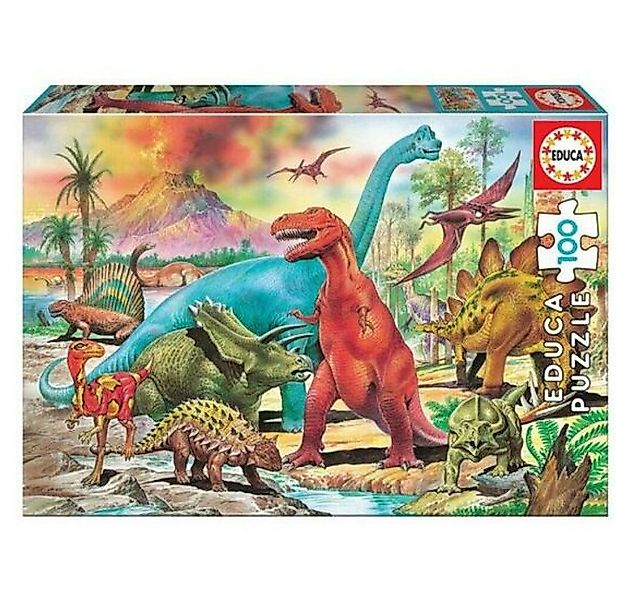 Educa Puzzle Puzzle Dino (100 pcs), Puzzleteile günstig online kaufen