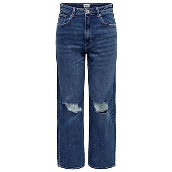 Only  Straight Leg Jeans 15258252 JUICY-DARK DENIM BLUE günstig online kaufen