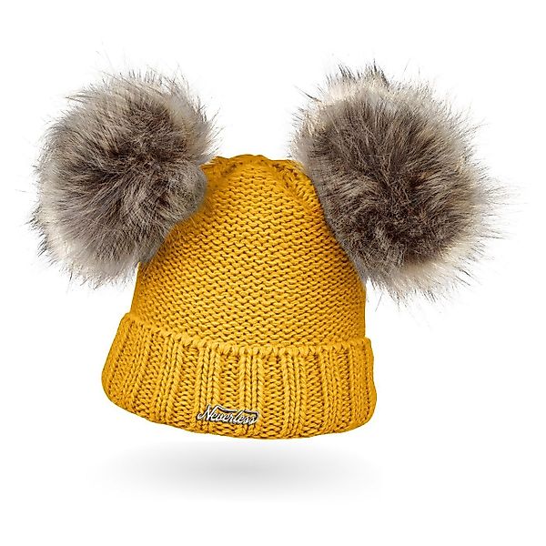 Neverless Bommelmütze Warme Strickmütze Damen Wintermütze günstig online kaufen