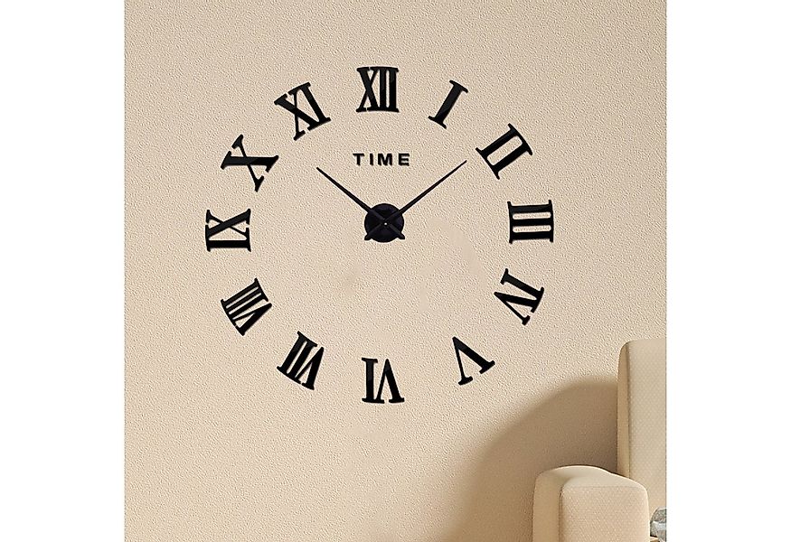 REDOM Wanduhr 3D Wandzeituhr Große Dekouhr Wohnzimmeruhr Wanddekoration (Wa günstig online kaufen