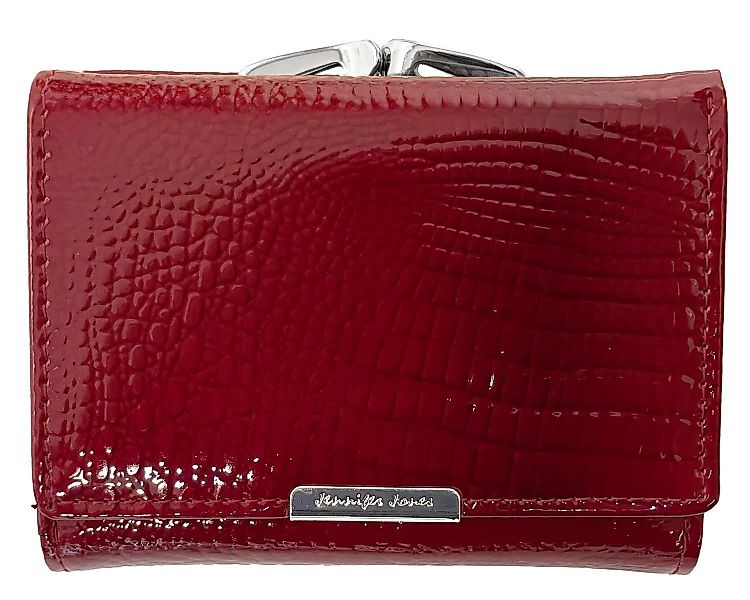 Jennifer Jones Geldbörse Damen-Geldbörse-RFID-Smal Kroko-Design 9 günstig online kaufen
