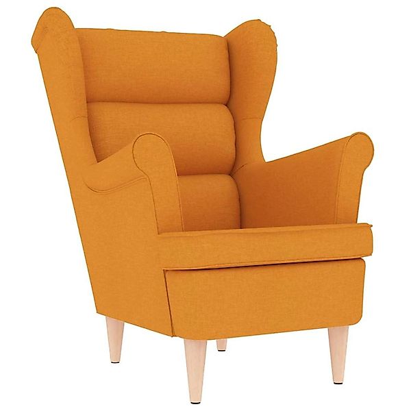vidaXL Sessel Dunkelgelb 74x84x100 cm Stoff 4016904 günstig online kaufen