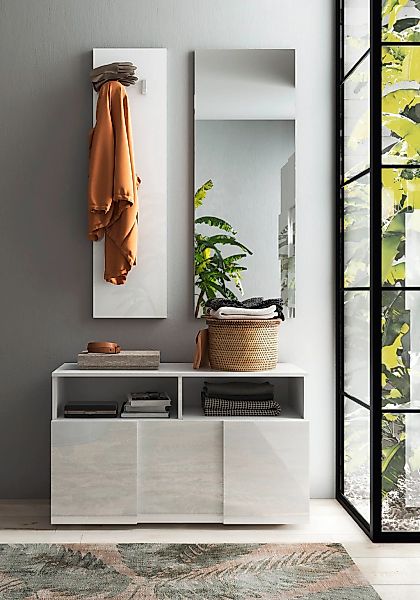 Home affaire Garderoben-Set "Dama 3tlg. Breite 91 cm, Höhe 187 cm, Front in günstig online kaufen