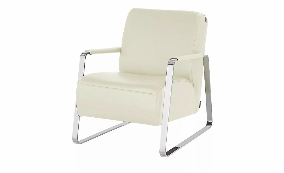 W.SCHILLIG Sessel aus Leder 17350 Quadroo ¦ creme ¦ Maße (cm): B: 65 H: 82 günstig online kaufen