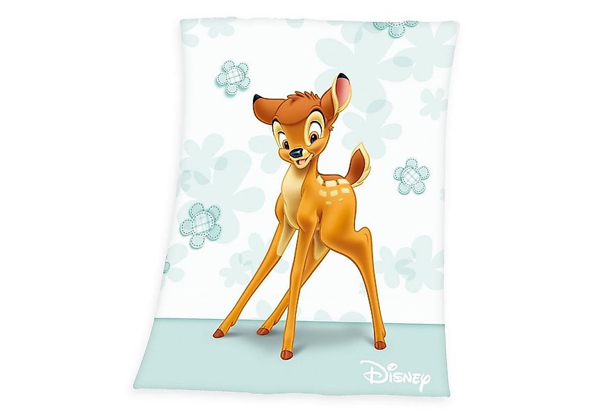 Wohndecke Disney Bambi Microfaser Flauschdecke 75 x 100 cm, Herding günstig online kaufen