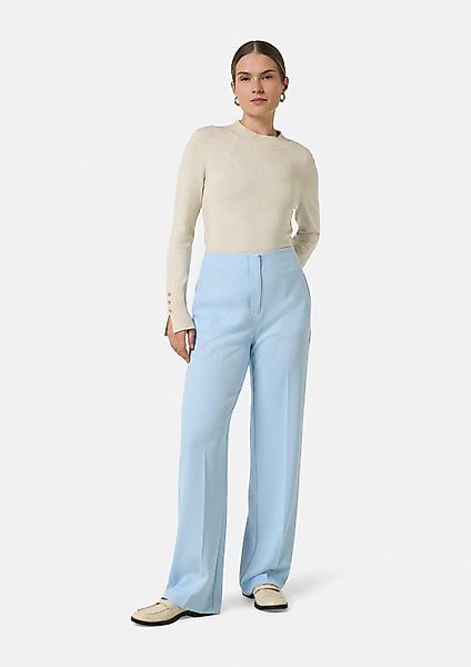 comma Chinos Hose Marlenehose aus Viskosemix günstig online kaufen