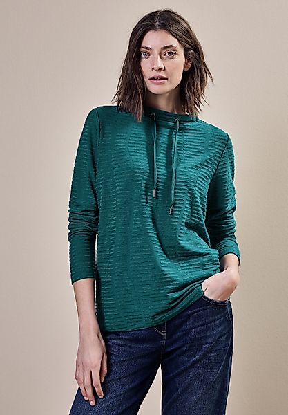 CECIL Langarmshirt mit Struktur-Muster günstig online kaufen