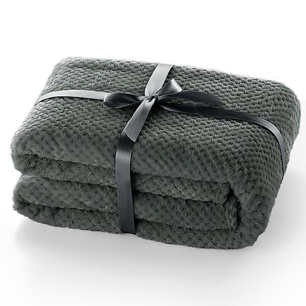 Wohndecke Decke Microfaser Wohndecke Tagesdecke Fleece, günstig online kaufen