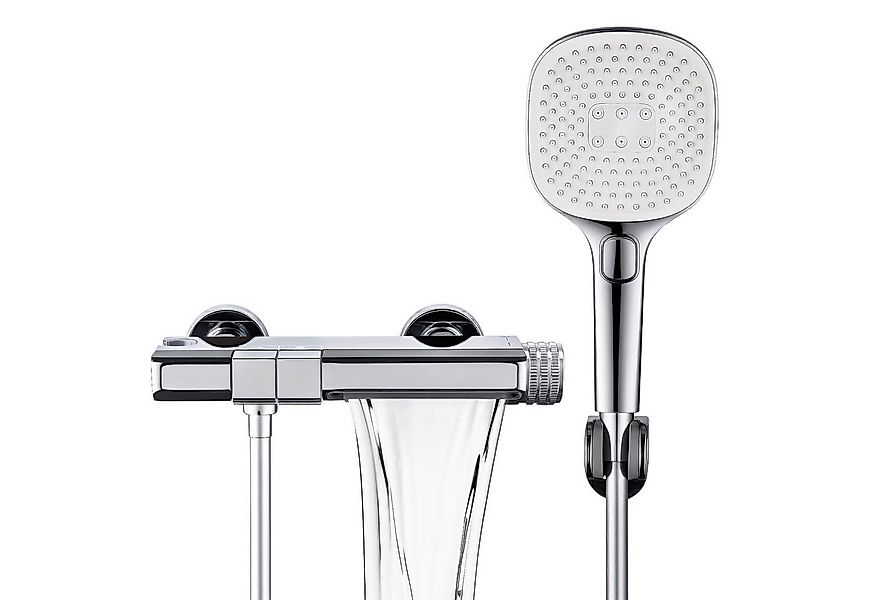 HOMELODY Duscharmatur komplett set Duscharmatur Wasserfall Wasserhahn Bad M günstig online kaufen