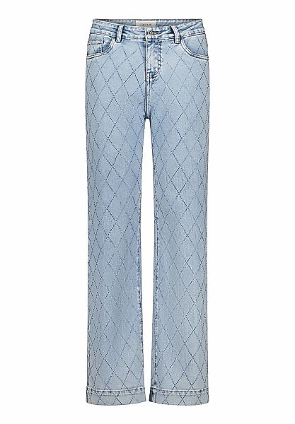 Cartoon Stretch-Jeans "Damen mit Strass" günstig online kaufen