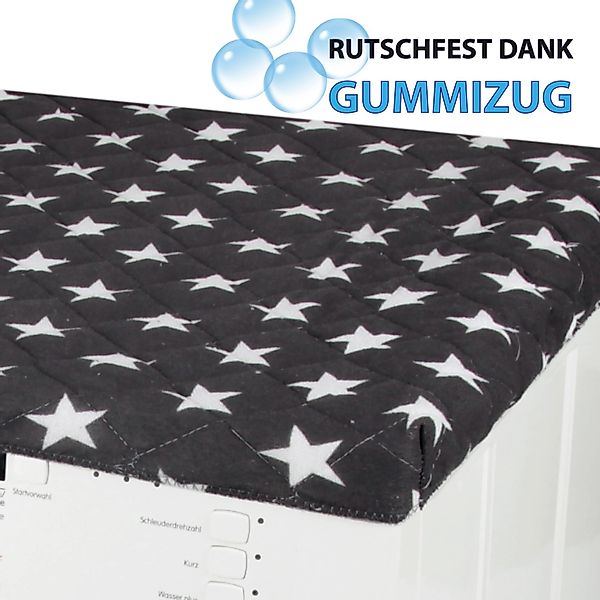 Bestlivings Trockner & Waschmaschinenbezug 60 x 60 cm Sterne Anthrazit günstig online kaufen