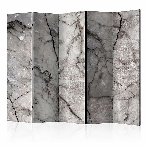 5-teiliges Paravent - Grey Marble Ii [room Dividers] günstig online kaufen