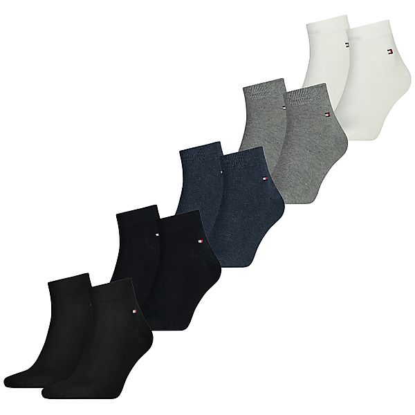 Tommy Hilfiger Herren Quarter Socken Flag - 4er 6er 8er Pack günstig online kaufen