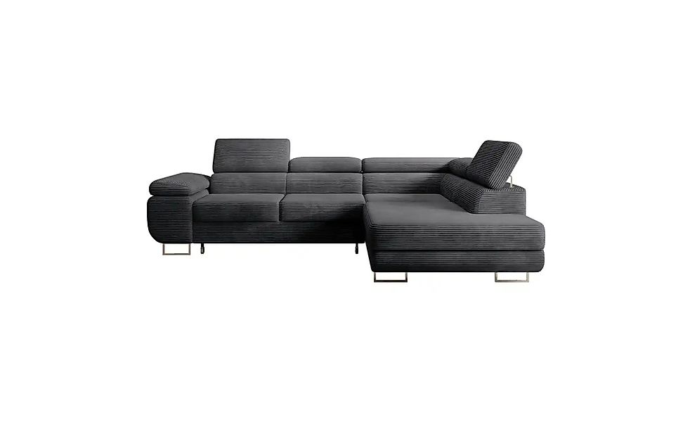 Selsey Ecksofa mit Schlaffunktion Stevil ¦ grau ¦ Maße (cm): B: 275 H: 90 P günstig online kaufen