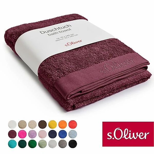 s.Oliver Duschtuch »s.Oliver, Premium Qualität, 600 gr/m², auch als Sets er günstig online kaufen