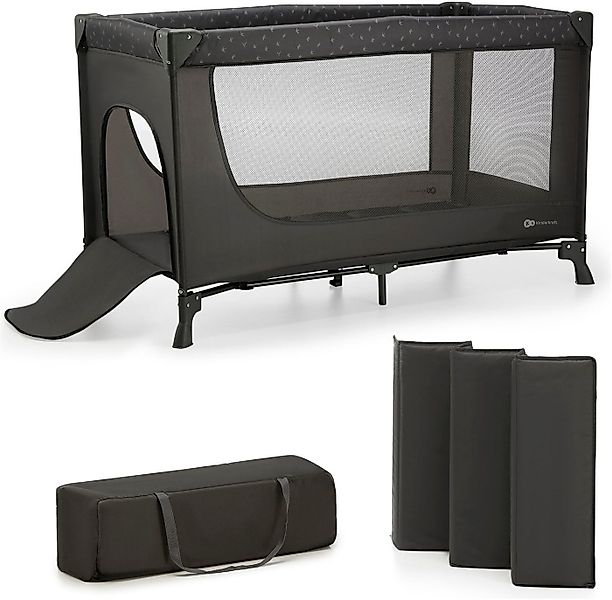 Kinderkraft Baby-Reisebett 2in1 JOY LIGHT, grau, mit Tragetasche günstig online kaufen