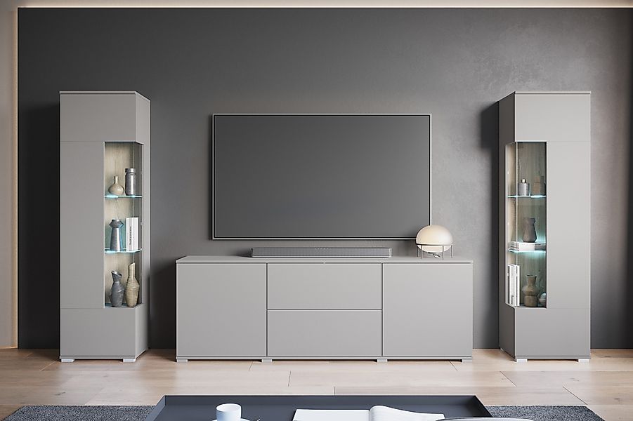 INOSIGN Wohnwand "KENIA" Komplett-Set, 3 Stk. tlg. günstig online kaufen