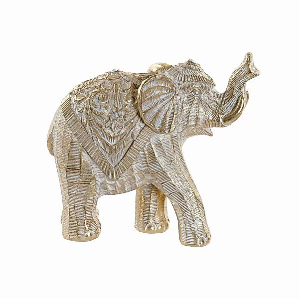 Deko-figur Dkd Home Decor Elefant Harz (17 X 7.5 X 15 Cm) günstig online kaufen