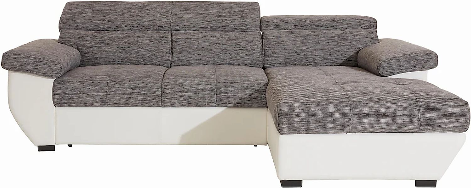COTTA Ecksofa "Speedway L-Form", mit Kopfteilverstellung, wahlweise mit Bet günstig online kaufen