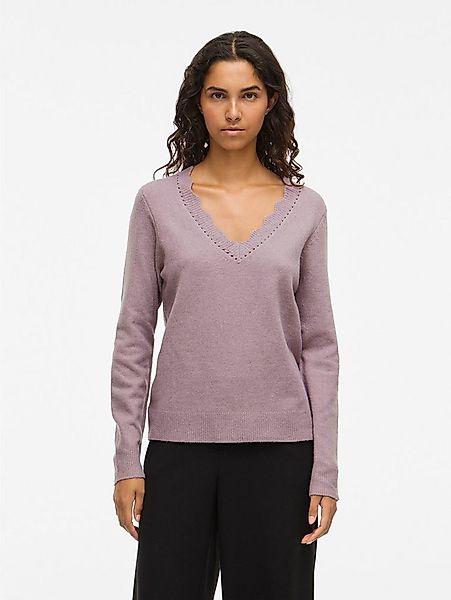 Vila V-Ausschnitt-Pullover VINIKOLINA V-NECK L/S KNIT TOP - NOOS günstig online kaufen