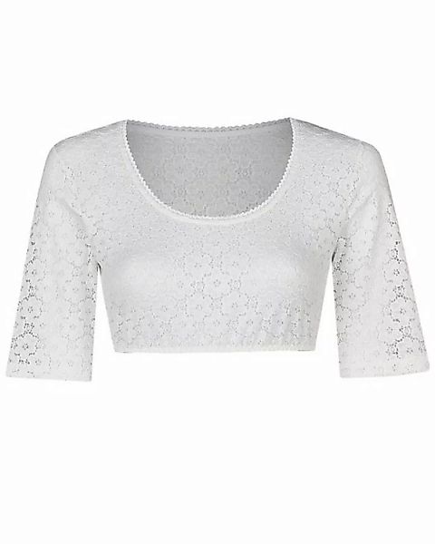 Nina Von C. Dirndlbluse Halbarm 'Suna' Bio Baumwolle 40463327, Weiß günstig online kaufen