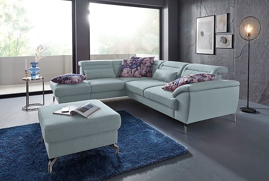 sit&more Ecksofa Percy L-Form, 12 cm günstig online kaufen