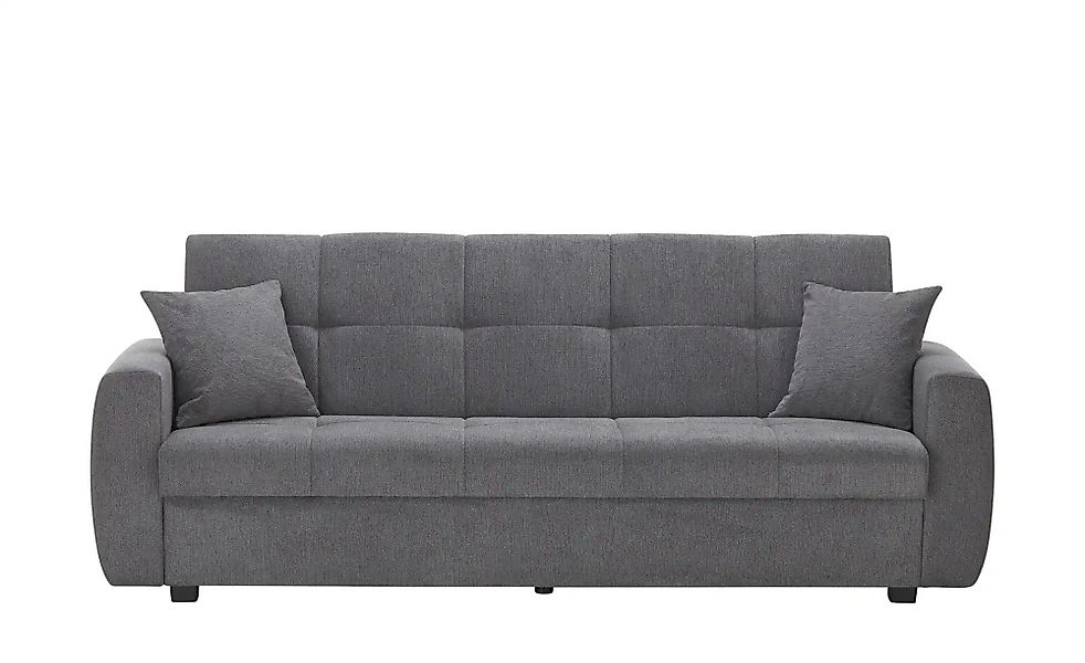 smart Schlafsofa   Antonella  ¦ grau ¦ Maße (cm): B: 225 H: 84 T: 91.0 Pols günstig online kaufen