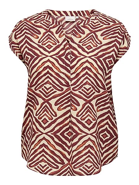 ONLY CARMAKOMA Kurzarmbluse CARSHILLA SL SHIRT günstig online kaufen