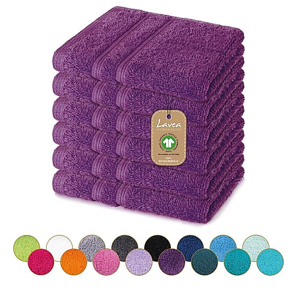 Lavea Handtuch Set Bio-Baumwoll Serie Bali, günstig online kaufen