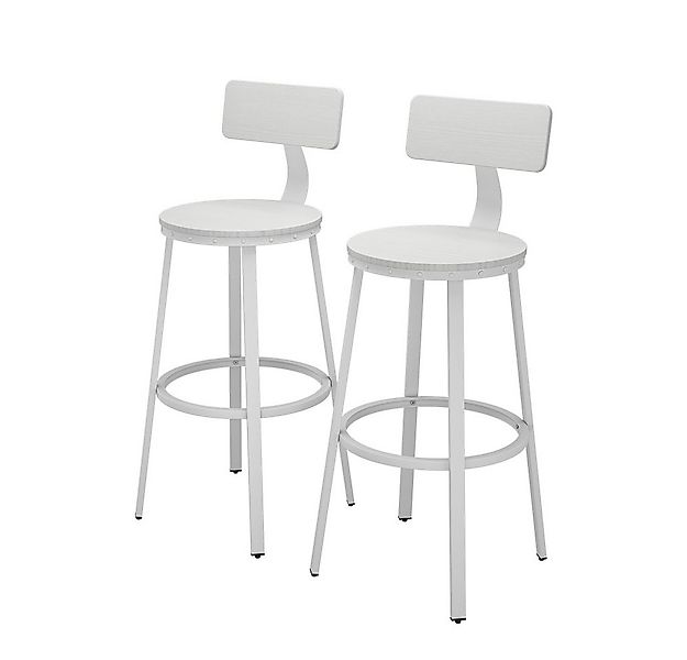 Vicco Barhocker Caracas, Weiß, 34 x 102 cm 2er Set (2 St., 2-er Set) günstig online kaufen