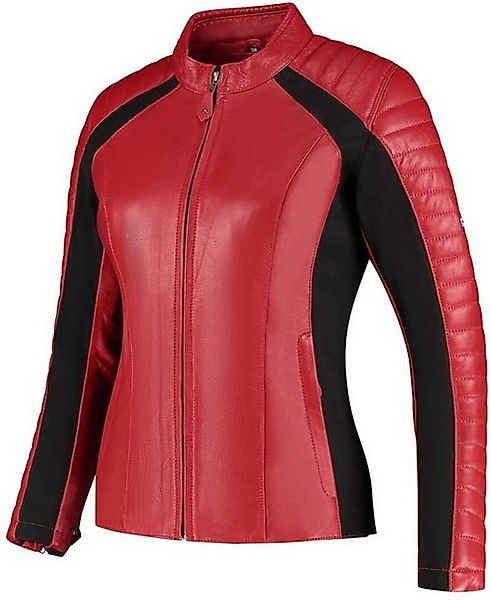 Rusty Stitches Motorradjacke Donna Damen Motorrad Lederjacke herausnehmbare günstig online kaufen